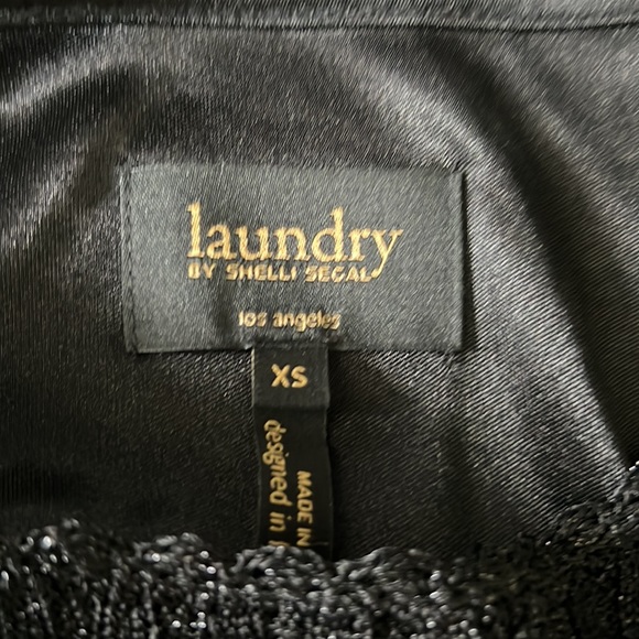 Laundry by Shelli Segal Metallic Knit Dress Halloween size XS - Picture 7 of 10